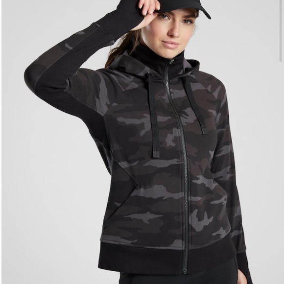 Athleta Tops - Athleta Camo Triumph Printed Hoodie